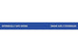 Adhesive Cable Wrap Label - INTRINSICALLY SAFE WIRING - White Text w/ Blue Background - 1"H x 8"L - PuriLite