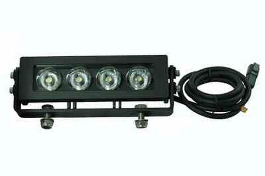 40 Watt LED Light on Trunnion Adjustable Surface Mount - 3600 Lumen - 9-48VDC - 390'L X 90'W Spot - PuriLite