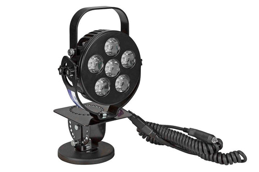 60 Watt LED Light Bar - 6 X 10 WATT LEDs - Aluminum Housing - 5400 Lumens - Adjustable Locking Base - PuriLite