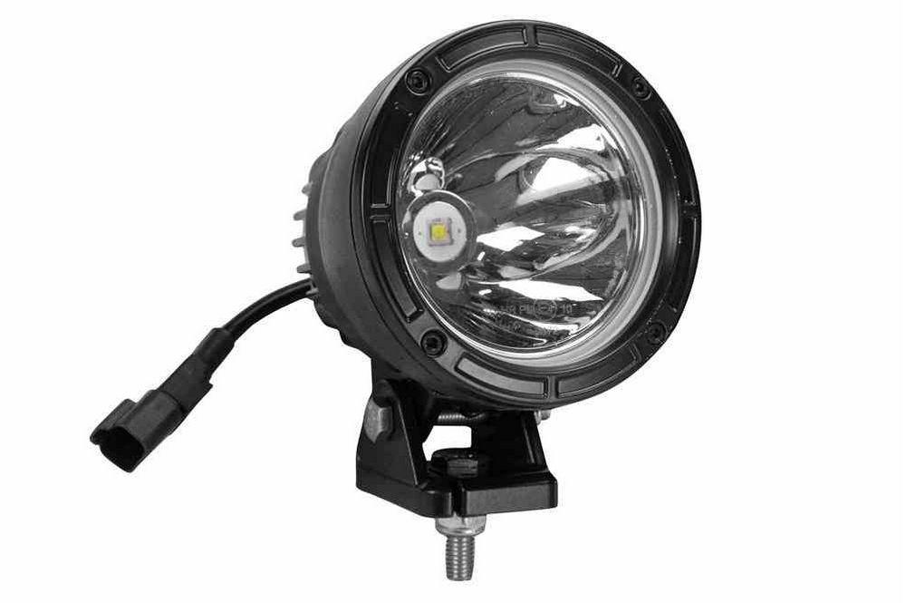 25 Watt High Intensity LED Spotlight - 12-32V DC - 1000ft Long Spot Beam - 4.5"OD Light Head - PuriLite