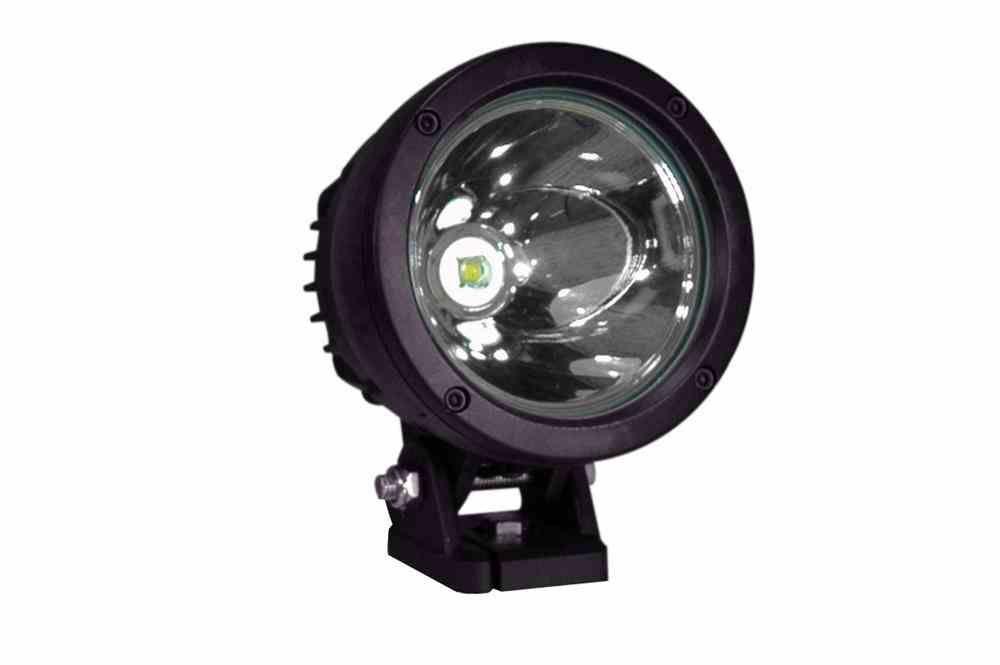 25 Watt High Intensity LED Light - 12-32V DC - 1000ft Spot Beam - 4.5"OD Light Head - PuriLite