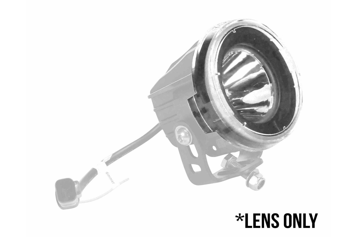 Larson Polycarbonate Snap On Diffuser Flood Lens for LED50WRE Series LED Light Fixtures - PuriLite
