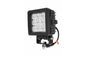 63 Watt High Intensity LED Light - 9 LEDs - 5734 Lumens - Trunnion Bracket - IP69K - PuriLite