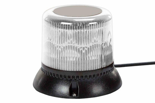 10.2 Watt Single LED Strobing Beacon - Surface Mount - White - High Output Strobe Light - PuriLite