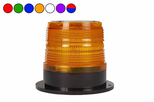 5W Battery-powered LED Strobe Light - Visible up to 500' at Night - Colored Lens - PuriLite