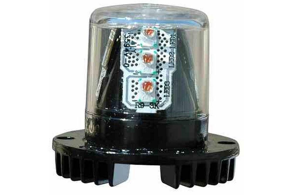 8 Watt Mini LED Strobe Light - Low Profile - 360Ãƒâ€šÃ‚Â° Visibility - Multiple Colors - PuriLite