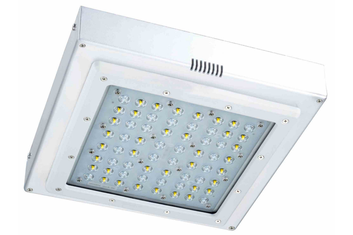 Larson 41 Watt LED Canopy Light - Replaces 175 Watt MH Fixtures - 120-277V AC - IP65 Rated - PuriLite