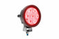 LED Red Light Emitter - 7, 3-Watt CREE LEDs - 4.5" OD - Stud Mount - 9-32VDC - PuriLite
