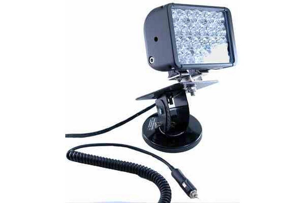 24 LED Emitter Light on Adjustable Locking Magnetic Base - 4320 Lumens - 72 Watts- 9-42V - PuriLite