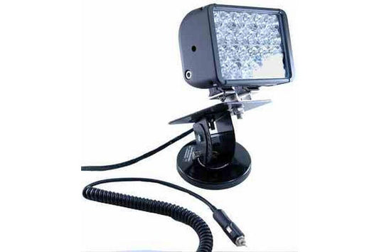 24 LED Emitter Light on Adjustable Locking Magnetic Base - 4320 Lumens - 72 Watts- 9-42V - PuriLite