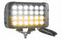 LED Light Emitter - 12 Amber LEDs, 12 White LEDs - 72 Watts - 800'L X 100'W Spot Beam - 9-42VDC - PuriLite