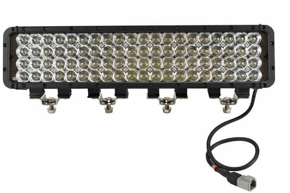 LED Emitter - 80 LEDs - 20 x 4 LED Array - 14,400 Lumen - 1750'L x 300'W Beam - Extreme Environment - PuriLite