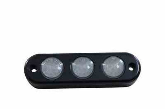 Larson 3 LED Spreader Light in billet aluminum housing (tube frame) - PuriLite