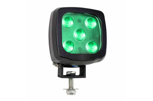 25W Compact Green LED Spotlight - 2250 Lumens - 9-60VDC - Equipment/Vehicle Spotlight - IP67 - PuriLite