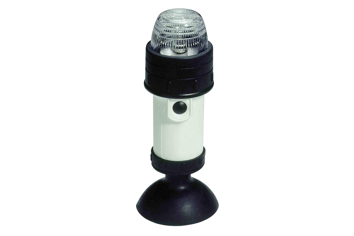 Larson Battery Powered LED Stern Light - (4) AA Batteries - Suction Cup/Permanent Surface Mount - PuriLite