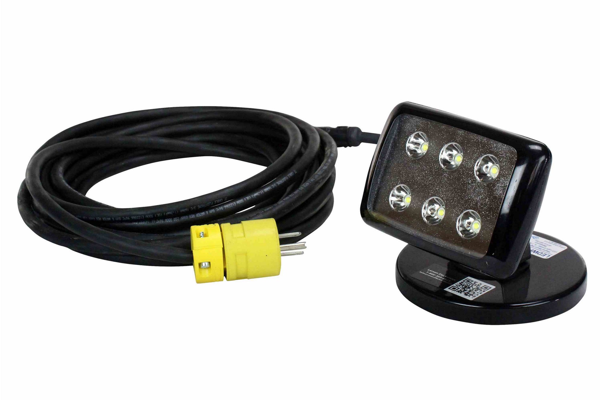 Larson Magnetic Mount High Output LED Light Emitter - 6, 1-Watt LEDs - Waterproof - 10ft Cord - 120VAC - PuriLite