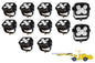 Larson LED Light Package for Caterpillar 282 Boomer - LED Retrofit/Fitout  (12) LEDP10W-50E - PuriLite