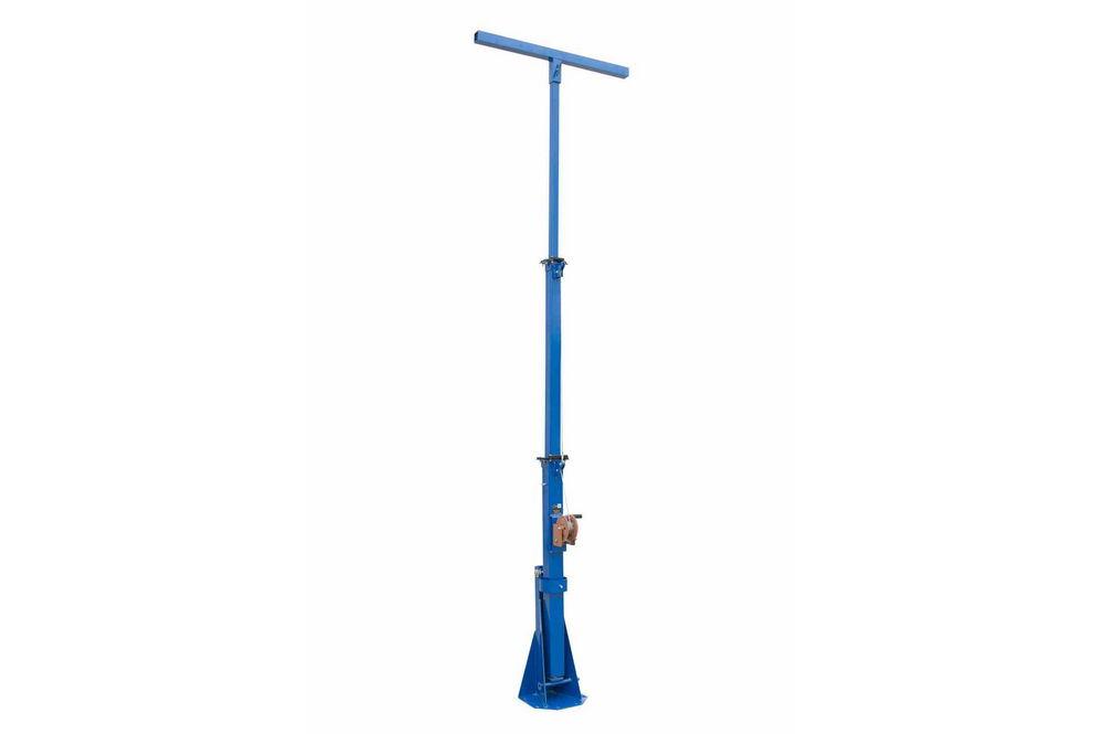 7.5-15FT Three Stage Light Mast - Extends up to 15 Feet - Mount LED, HID, Halogen, MH Fixtures - PuriLite