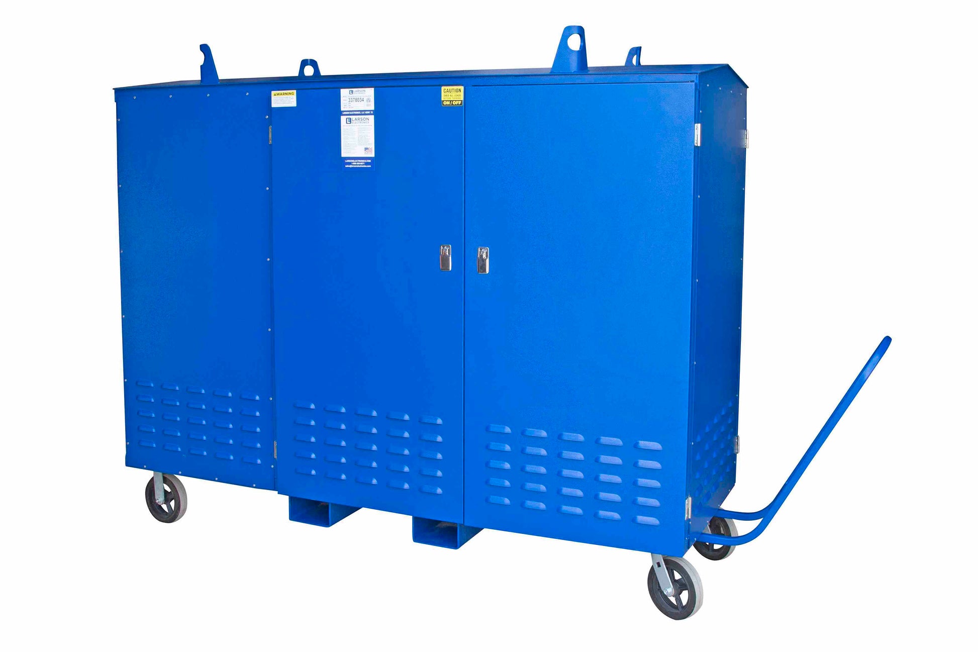 Larson 30KVA Power Substation - 480V to 208Y/120V 3PH - (10) Receptacles - Manual Crank Cord Reel - PuriLite