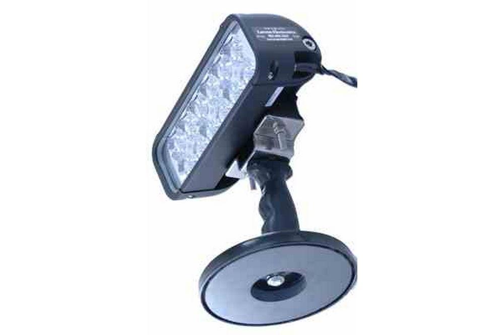 Handheld LED Emitter Light - 200lb Grip Magnet - 2160 Lumens -550'L X 90'W - 12/24 Volts - Cig Plug - PuriLite