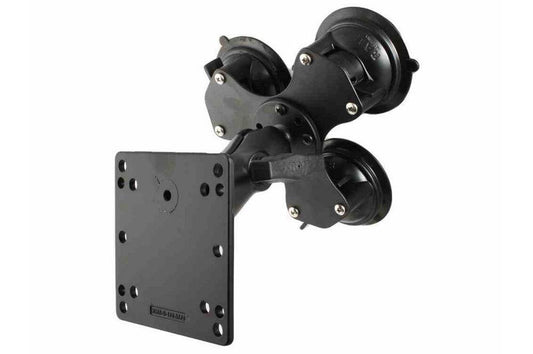 Suction Cup Mount w/ Magnetic Equipment Mounting Plate - Durable Construction - Powder Coated - PuriLite