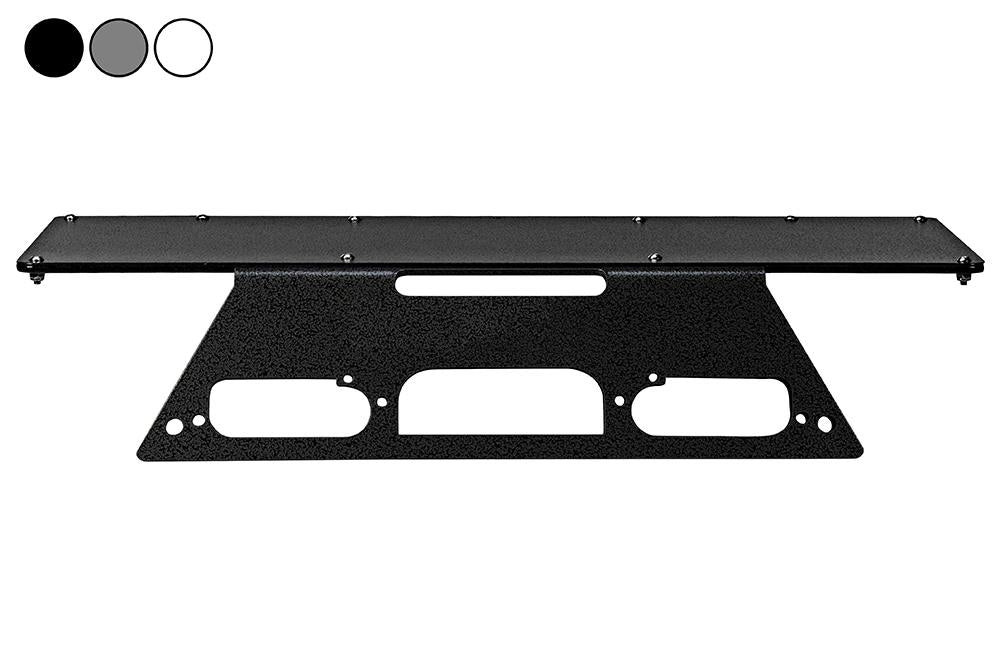 2017 Ford F150 No-Drill Rooftop Mounting Bracket - 24" x 8" 3rd LED Brake Light Magnetic Plate - PuriLite