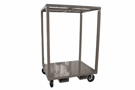 Larson Standard Power Distribution Cube Skid - Skid Pockets - Stainless Steel - Pick Eye - Casters - PuriLite