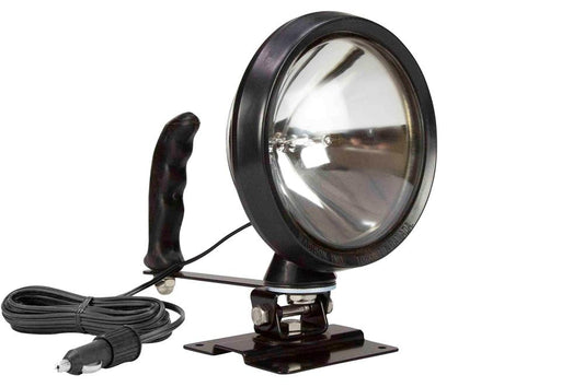 100W Magnetic Sealed Beam HIR Spotlight - Permanent Mount Base - 12 Million Candlepower - 750' Beam - PuriLite