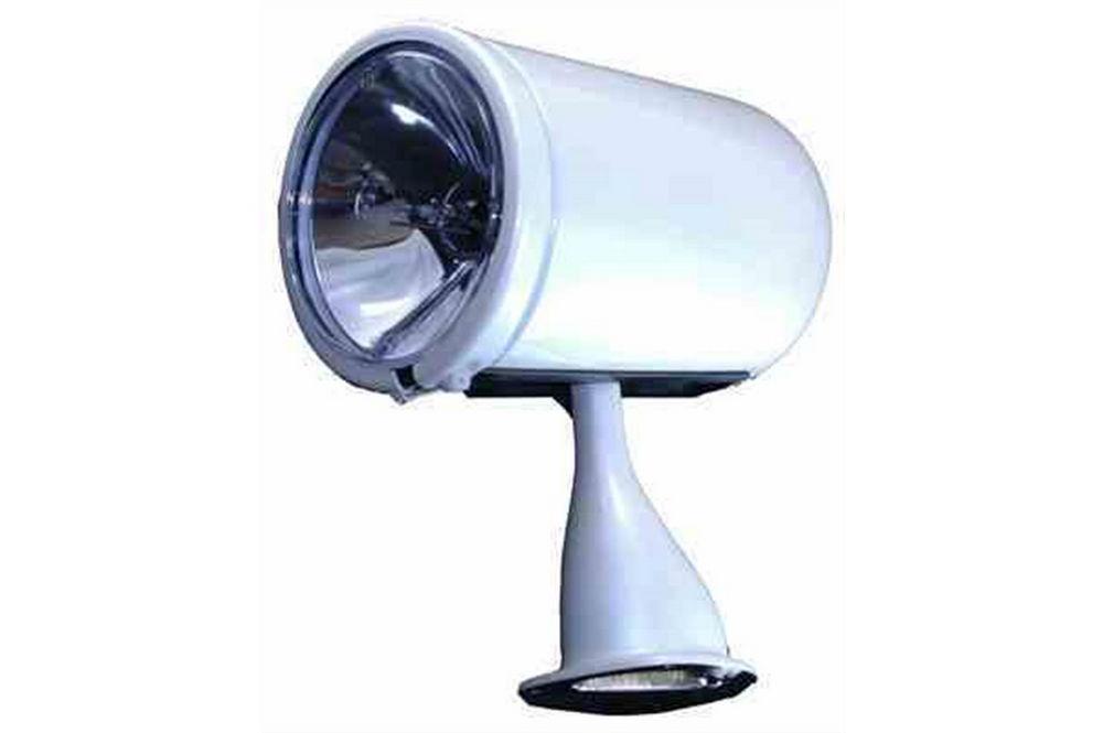 Marine Searchlight - Motorized Remote - 7" Lens - Wireless & Wired Remote Controllers - White - PuriLite