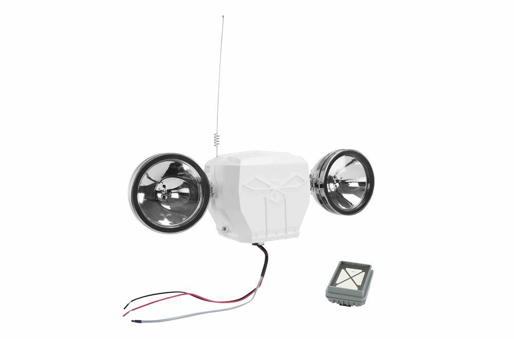 HID Remote Control Spotlight w/ 2 HID Lights for Heavy Duty Applications - Spot or Flood - PuriLite