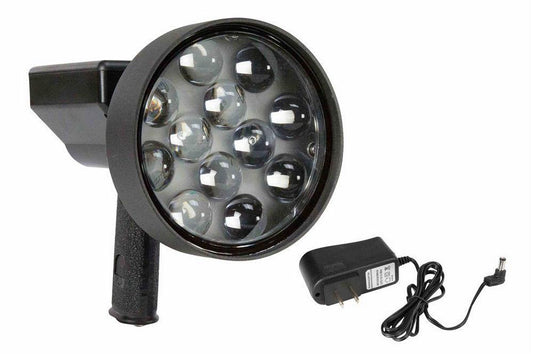 10 Million Candlepower Rechargable LED Light Hunting Spotlight- 36 Watts - Pistol Style -3200 Lumen - PuriLite