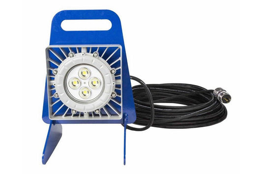 *RENTAL* Portable Explosion Proof LED Light - Non-Spark Aluminum Base - 50 Watt LED Light w/ Inline - PuriLite