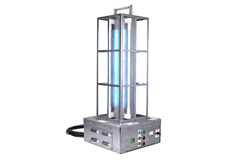 *RENT* Industrial UV Sanitation Light - Kills 99% of Viruses - 500 sq.ft. Area - (4) UVC Lamps - Digital Timer - 25' SOOW Cord - PuriLite