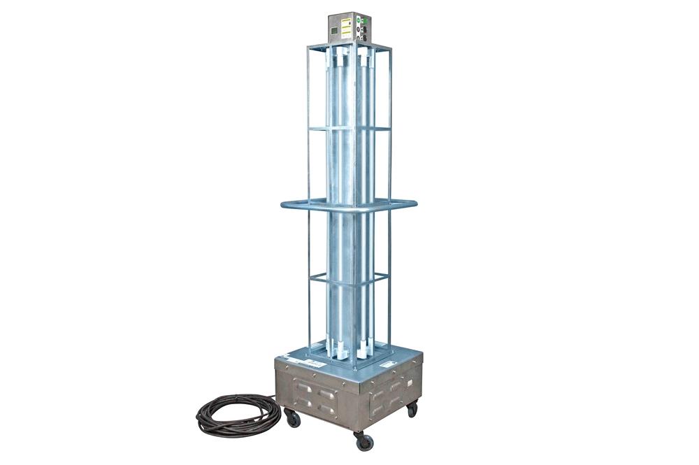 *RENT* Industrial Portable UV Sanitation Cart - Kills 99% of Viruses - 8000 sq. ft. Area - 304 Stainless Steel - 50' Cord - PuriLite