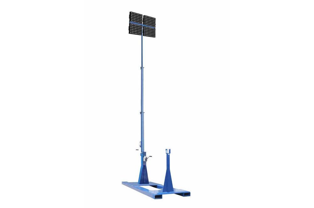 *RENTAL* 1920 Watt 30ft Skid Mounted Light Mast - Telescoping Fold Over Light Mast - (4) 480W LEDs - PuriLite