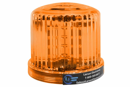 Larson Amber LED 360 Degree Beacon - 20 LEDS - Battery Powered - Magnetic Base - Strobe - PuriLite