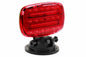 Larson LED Strobe Light (battery powered) with Adjustable Locking Magnetic Base - RED LENS - SL-ALM-R - PuriLite