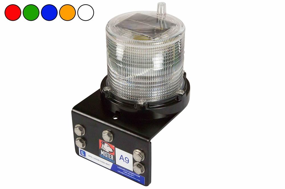 1W Solar Powered 24/7 LED Strobe Light - Marine Applications - Weatherproof - Permanent Mount - PuriLite