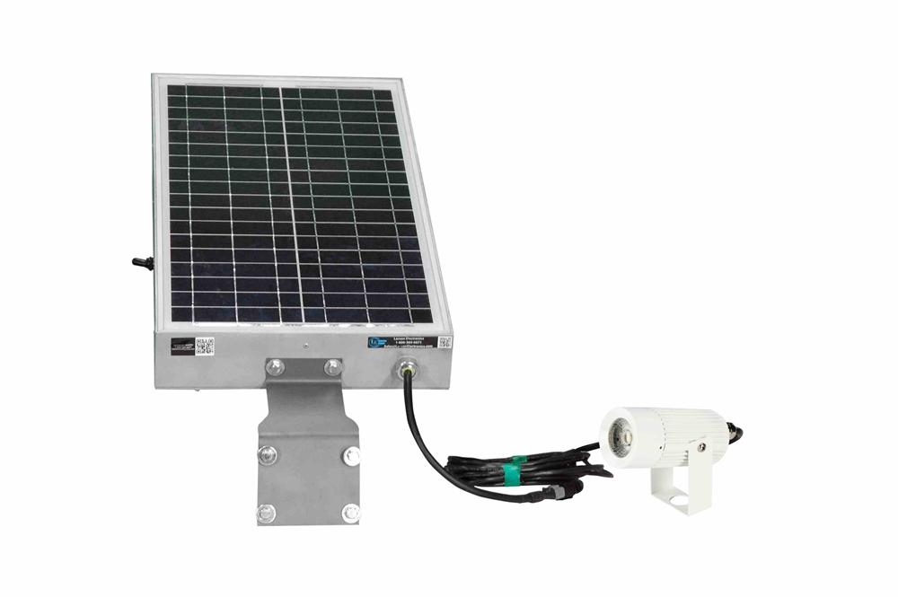 18W Solar Powered LED Light - 60W Panel, 1530 lms - (2) 20aH Li-ion Batteries - PuriLite