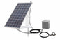 70W Solar Powered LED Light - 6800 lms - (1) 300W Panel, (4) 40aH Li-ion Batteries - PuriLite