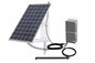Solar Powered LED Light w/ 300W Panel - (2) 30W LED Lamps - (4) 12V Batteries - Pole Mount Panel - PuriLite