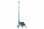 Dummy Solar Security Tower - 20' Mast - 7.5' Trailer - (1) 60W Solar Panel, (1) Battery Pack - (1) Dummy PTZ Camera - PuriLite
