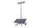 1.06 kW Solar Light Tower - 20' Mast, 7.5' Trailer - (8) LED Lamps, (2) Cameras, (4) Batteries - 4G - PuriLite