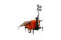21.3' Solar LED Light Tower - (4) 300W Panels - (4) 750W LEDs - (6) 200aH Batteries- Batt Charger - PuriLite
