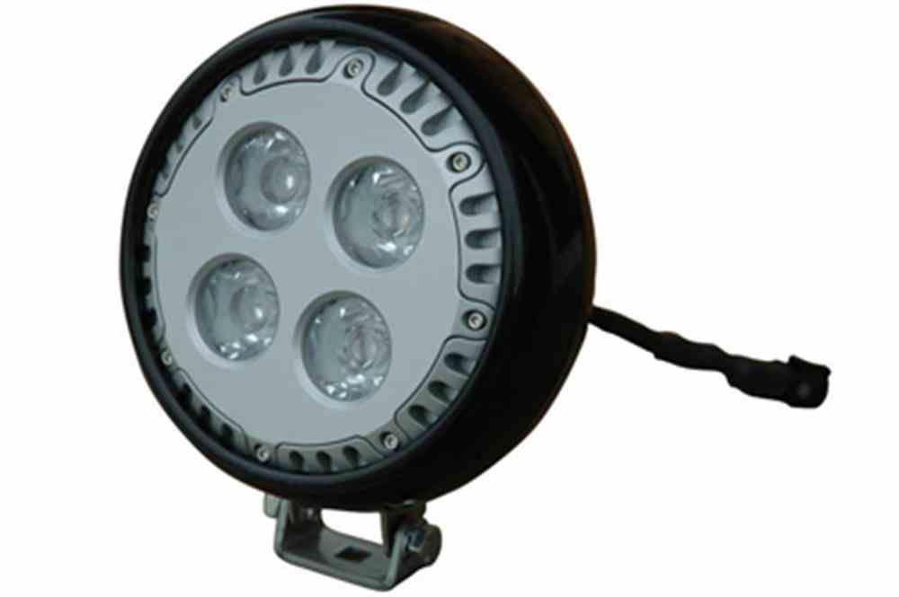 Vehicle Mount LED Light - 40 Watts - 3600 Lumen - 9-46VDC - MILSPEC 461 - PuriLite