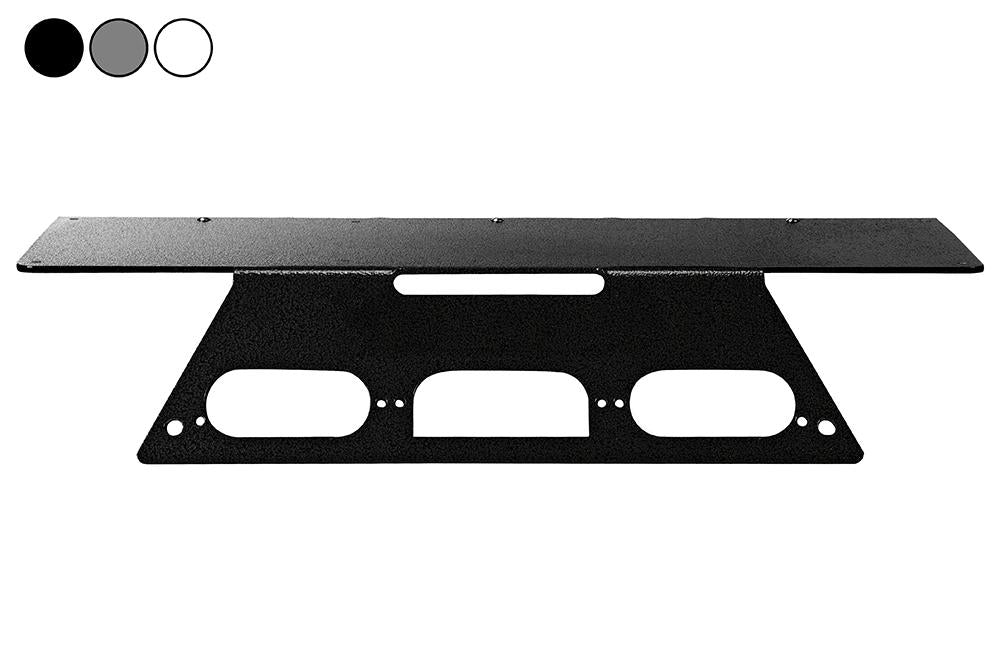 2018 Ford Super Duty F350 Aluminum Body Trucks Permanent No Drill Aluminum Mounting Plate for Spotlights - PuriLite
