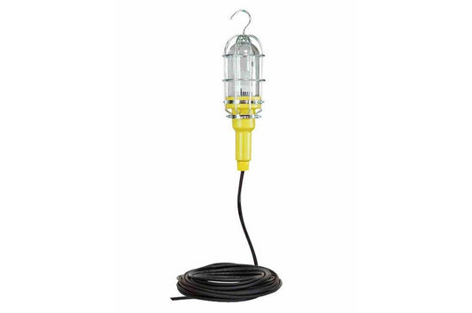 10 Watt Vapor Proof (Waterproof) LED Trouble Light / Hand Lamp / Drop Light - 50' Cord - No Plug - PuriLite