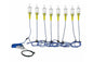 Industrial Vapor Proof Incandescent String Light - 10 Drop Lights - Inline Stepdown Transformer - PuriLite