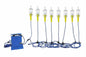 Industrial Vapor Proof LED String Light - 8 Drop Lights - Inline Stepdown Transformer - PuriLite