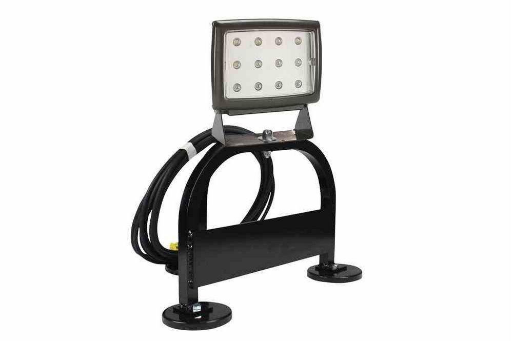 120V LED Flood Light - 3, 200lb. Magnets on Aluminum Base - 40 Watt LED Light - IP67 - PuriLite